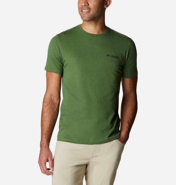 Columbia PHG T-Shirt Men Green USA (US2373730)